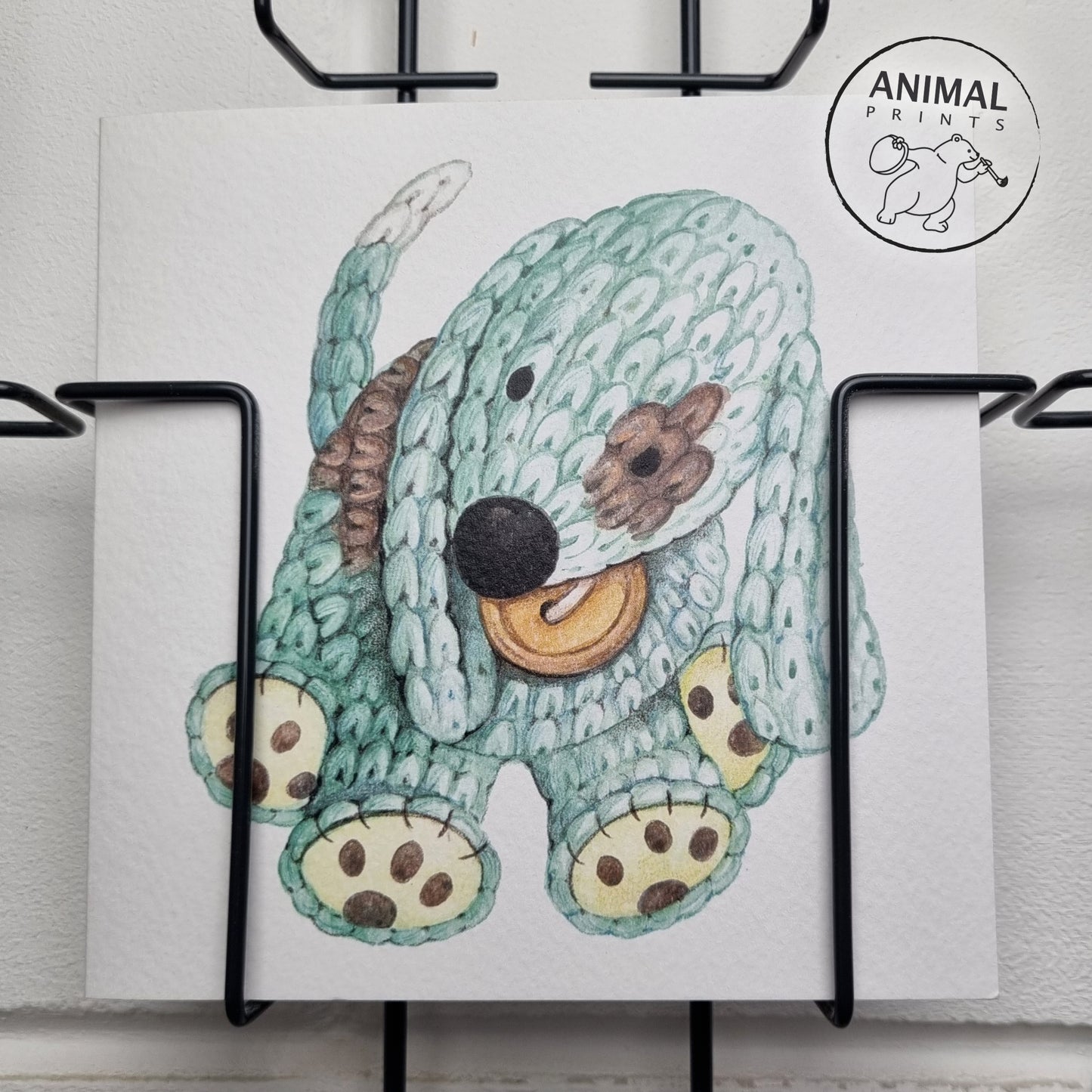 Quadratische Karte - Ineya - Hund