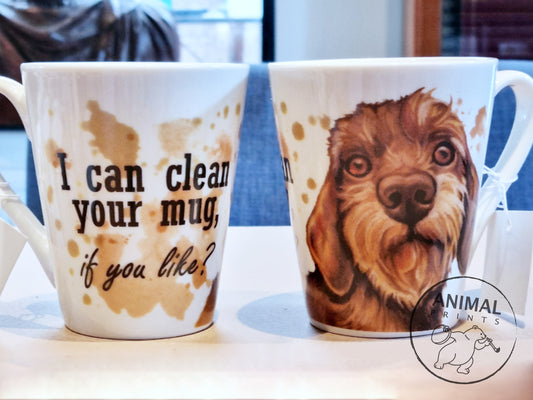Tasse „Ich kann deine Tasse putzen – Dackel – Dachshund – Dackel“