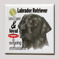 Koelkastmagneet - Zwarte Labrador Retriever