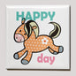 Koelkastmagneet - Pony Fjord - Happy Day