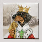 Koelkastmagneet - Teckel - Koning
