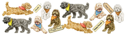 Mokken met collage - Labradoodle - design 1