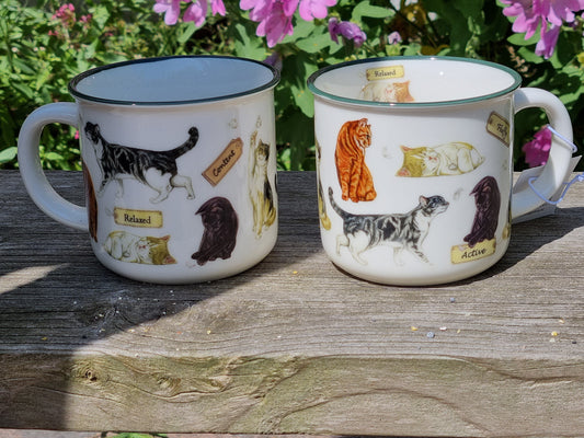 Mokken met collage - Katten - design 2