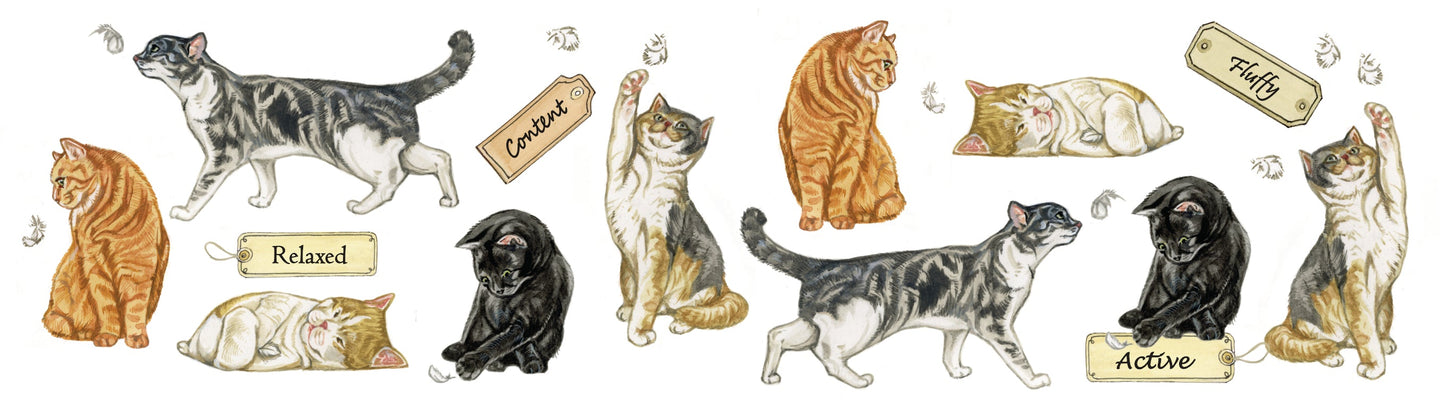 Mokken met collage - Katten - design 2