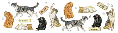 Mokken met collage - Katten - design 2