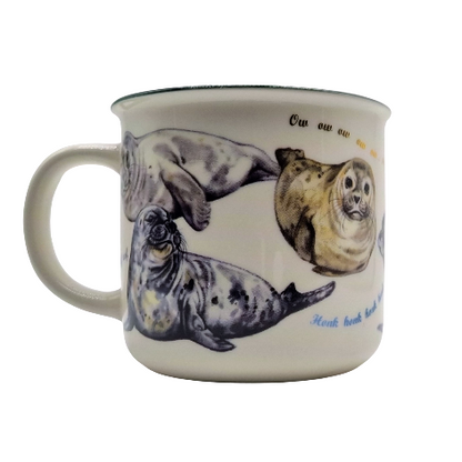 Mokken met collage - Zeehond