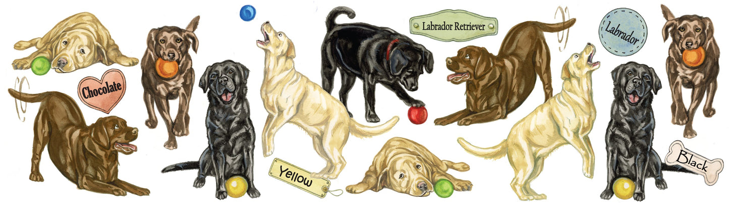 Mokken met collage - Labradors