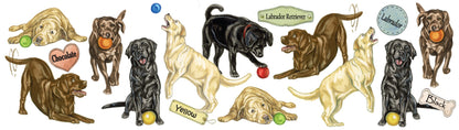 Mokken met collage - Labradors