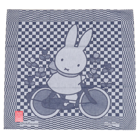 Dick Bruna - Theedoek - Nijntje op Fiets*
