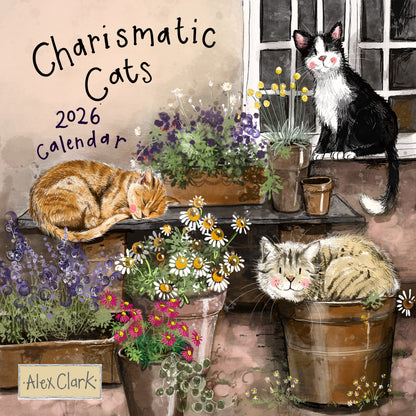 Alex Clark – Kalender 2026 – Katze 