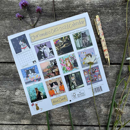 Alex Clark – Kalender 2026 – Katze 