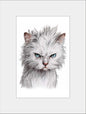 Reproduktion "Wütende Katze".