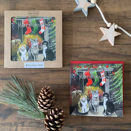 Alex Clark - Christmas Card Box - Cat 