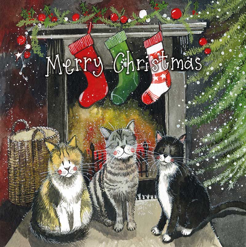Alex Clark - Christmas Card Box - Cat 