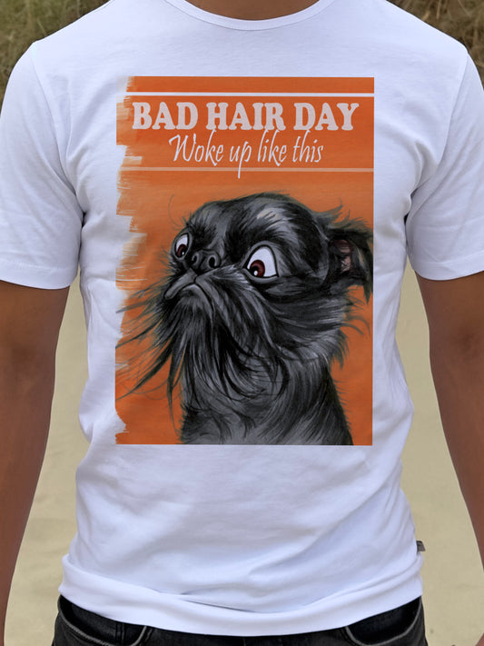T-Shirt „Bad Hair Day“ – Hund