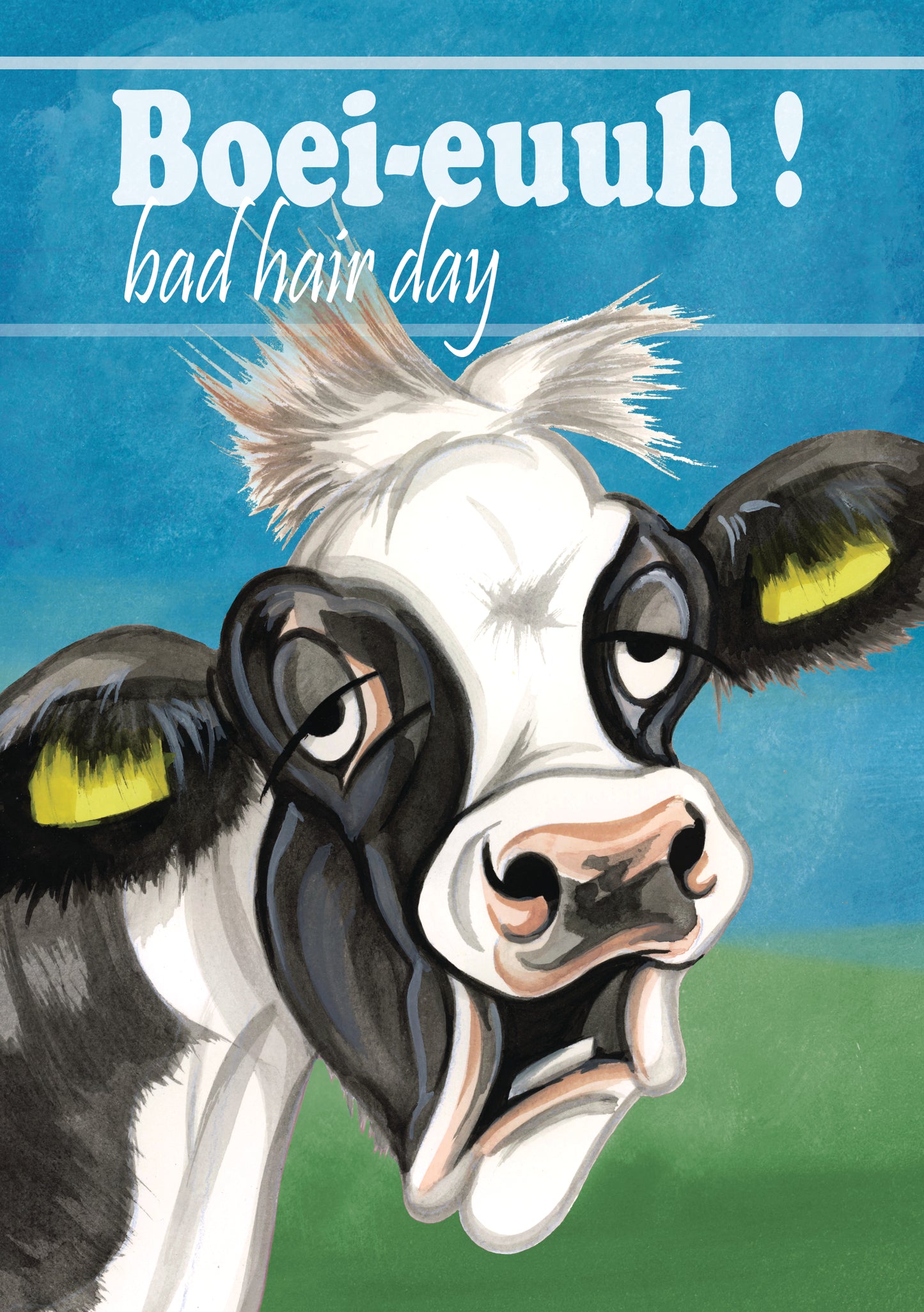 T-shirt "Bad Hair Day - "Boe-euuh"