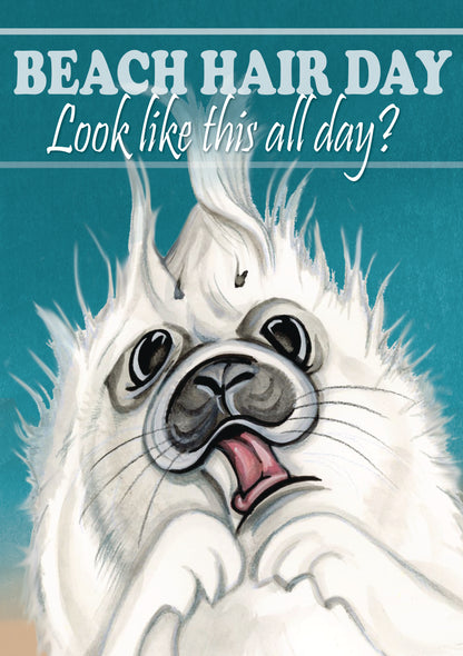 T-shirt "Bad Hair Day - "Look like this all Day".