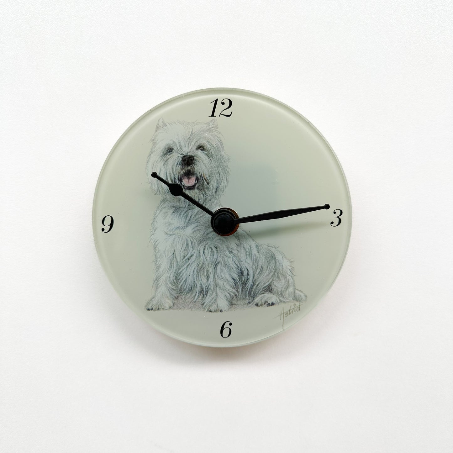 Clock West Highland White Terrier