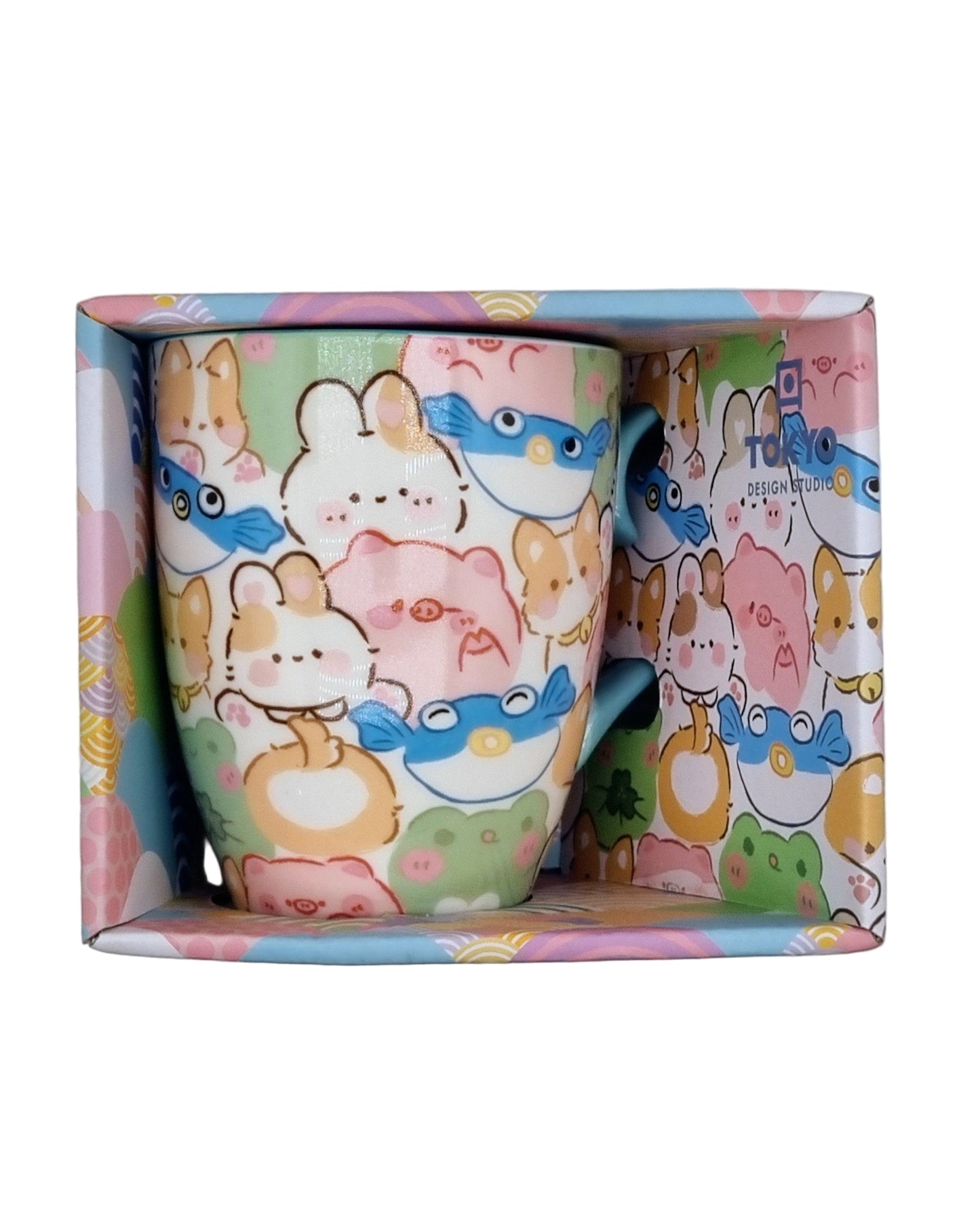 Keramikbecher – japanischer Stil – Dekor 11