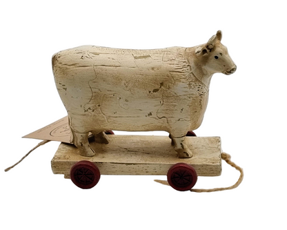 Koe op wieltjes - blanke kleur