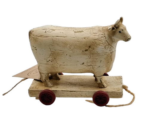 Koe op wieltjes - blanke kleur
