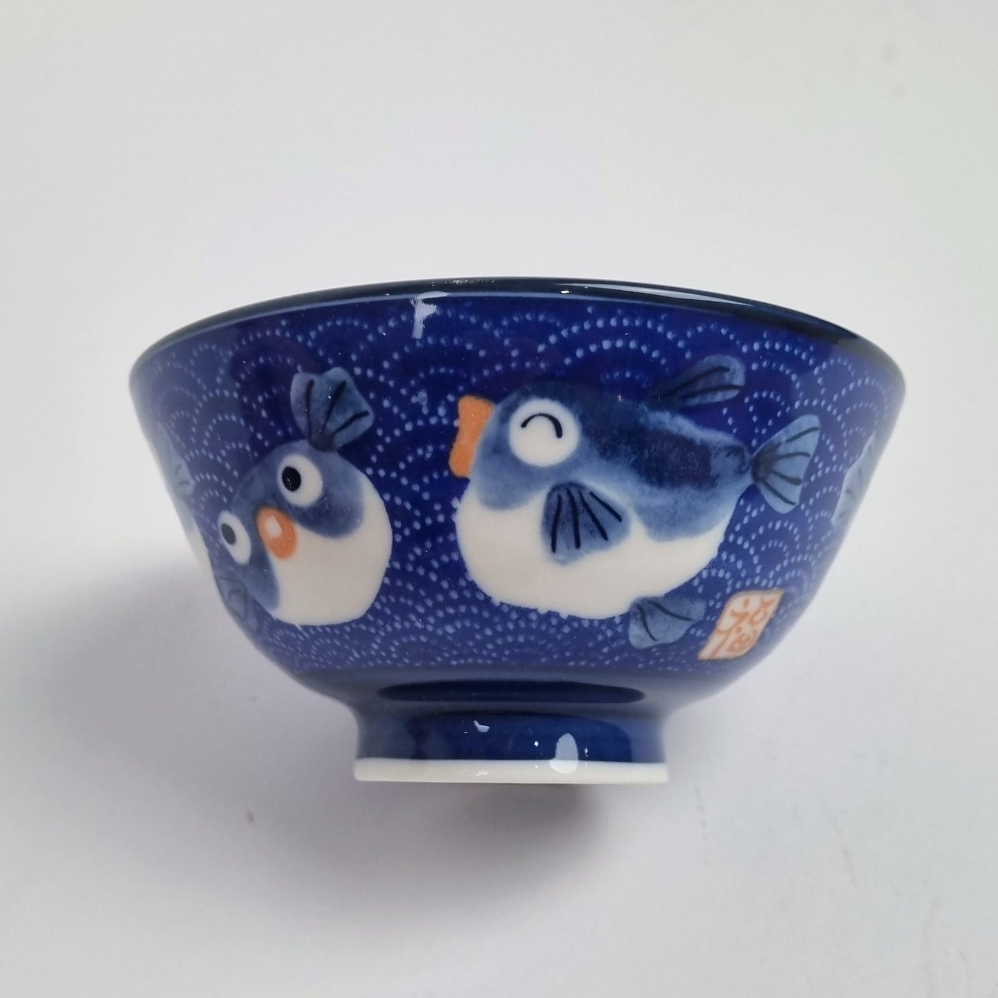 Ceramic bowl - Japanese style - Set of 4 bowls - Bird