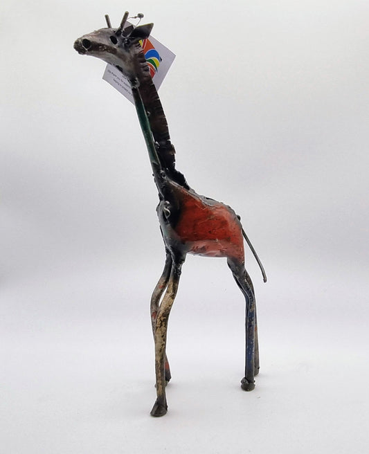 Giraf van metaal - Faire Trade product