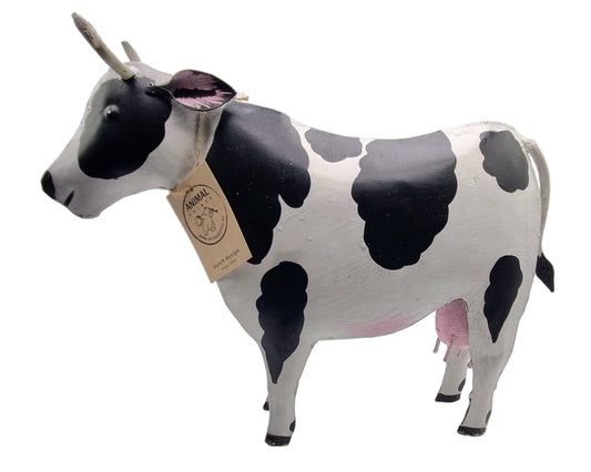 Blikken / Metalen herkauwer Koe - groot