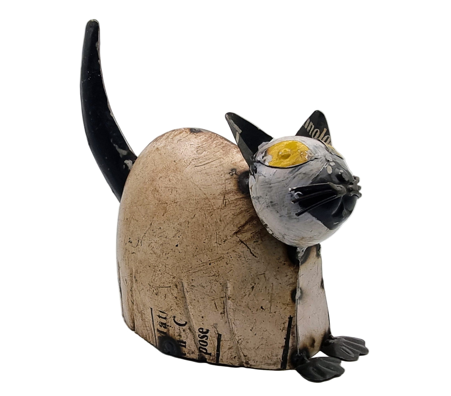 Kat van blik/metaal - FAIRETRADE product