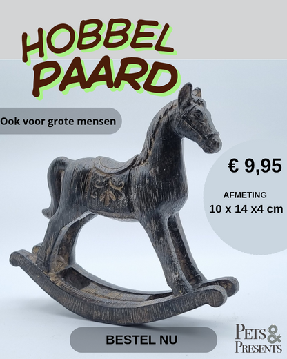 Hobbelpaard (decoratief) van hout
