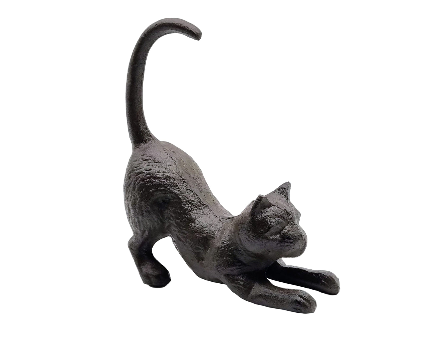 Gietijzeren beeldje van (krolse) kat