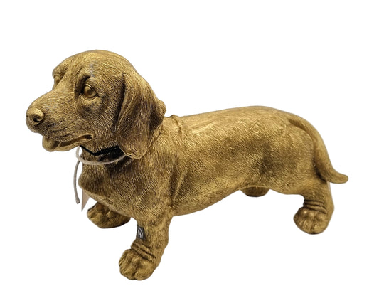 Teckel (in goudkleurig uitvoering)