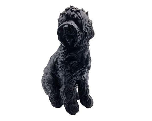Beeld van Zwarte Hond - Labradoodle