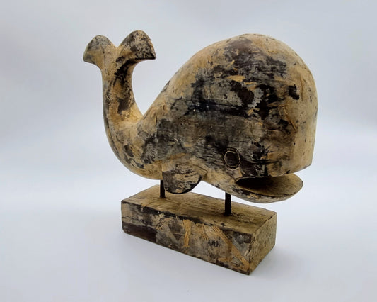 Houten beeld - Walvis