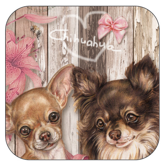 Untersetzer pro 3 Stück Chihuahua