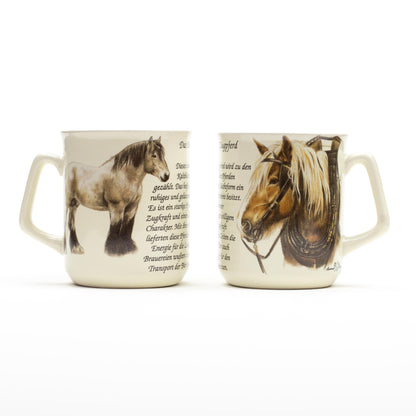 Tasse Belgisches Zugpferd