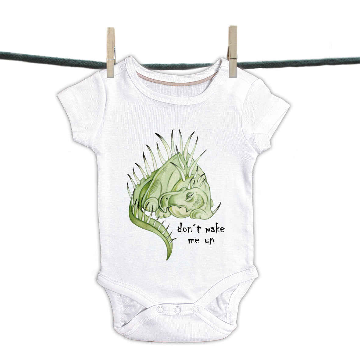 Babyromper  Dino - "Don't Wake me Up"