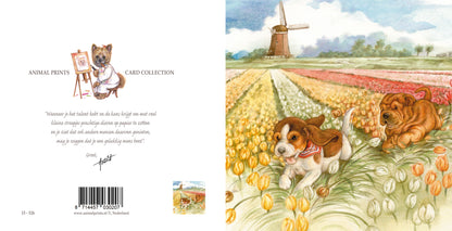Square card - Dutch Tafereeleltje, just a nice run...