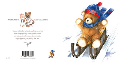 Quadratische Karte - Bärenkollektion - Winter