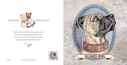 Quadratische Karte - Guard Dog