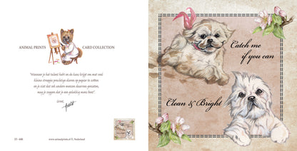 Quadratische Karte - Catch me if you can - Clean and Bright
