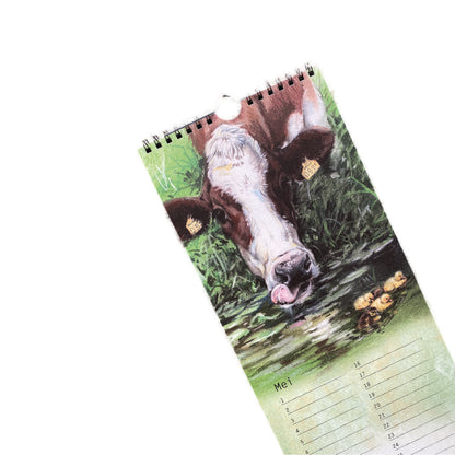 Birthday Calendar Cow