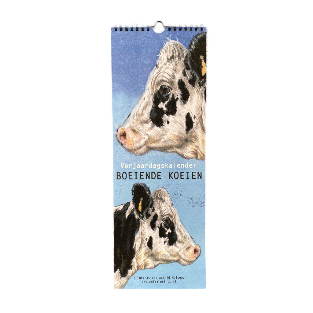 Birthday Calendar Cow