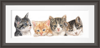 Reproductie "Kattencollage".