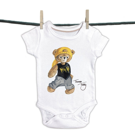 Babyromper Thomas Teddy collectie - Hip Hoppende Beer