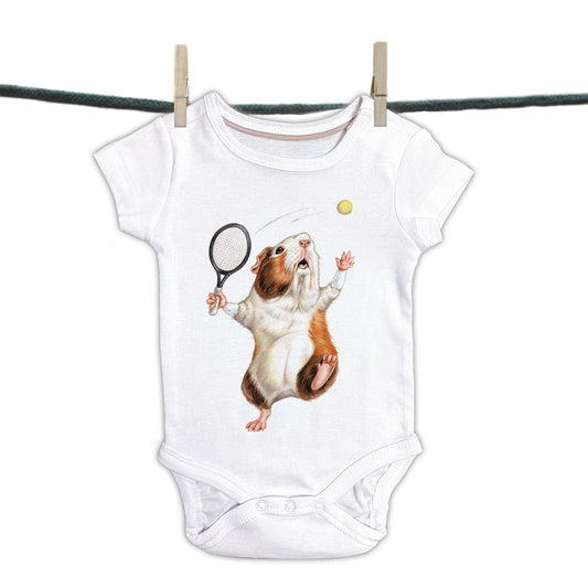 Babyromper met Cavia - Tennis