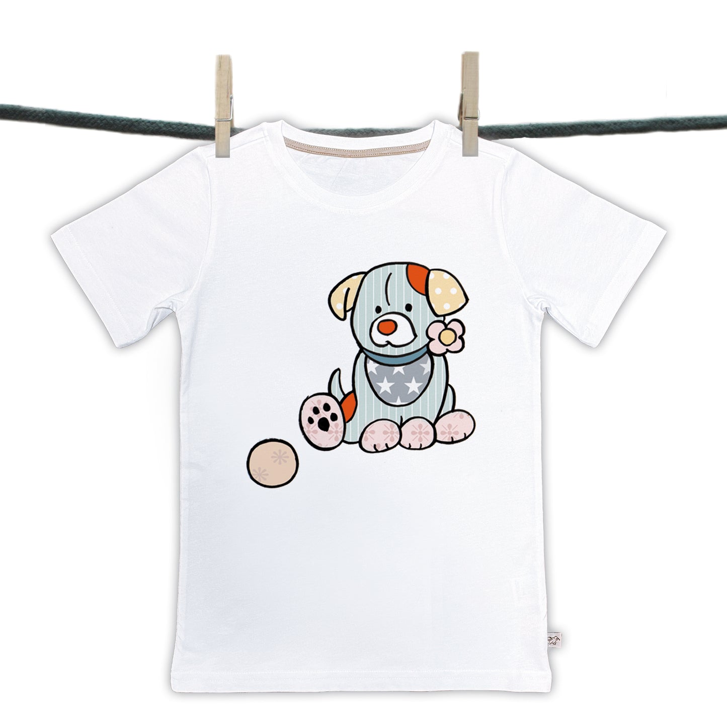 T-shirts Patchwork collectie - Hondje