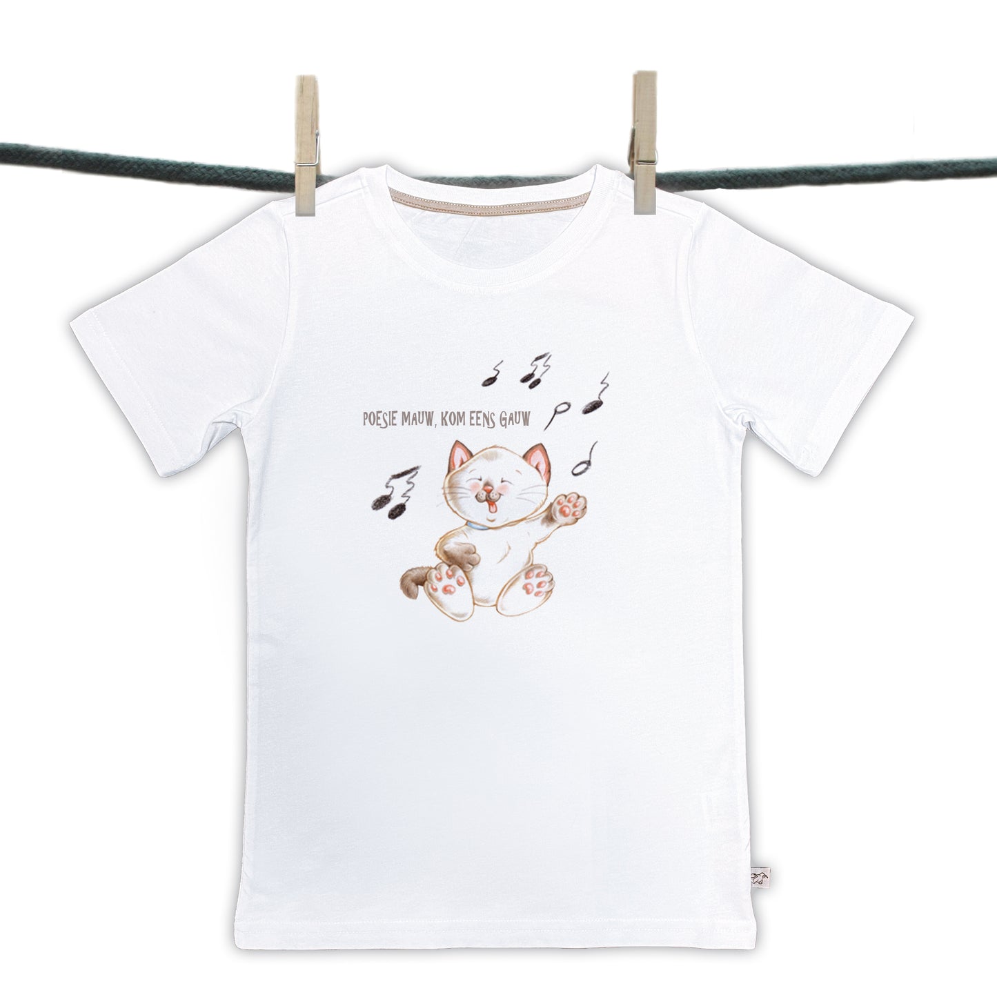 T-Shirts - Kinderreime - "Poesie Mauw,......."