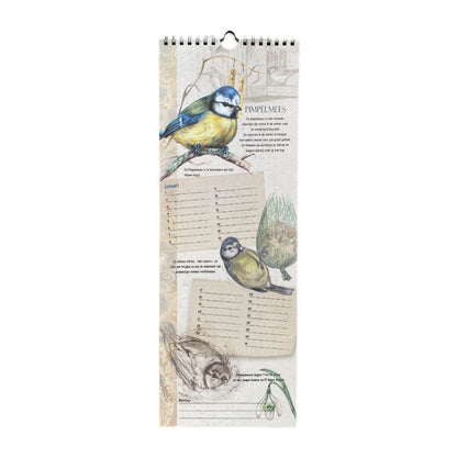 Birthday Calendar Birds
