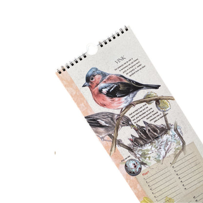 Birthday Calendar Birds
